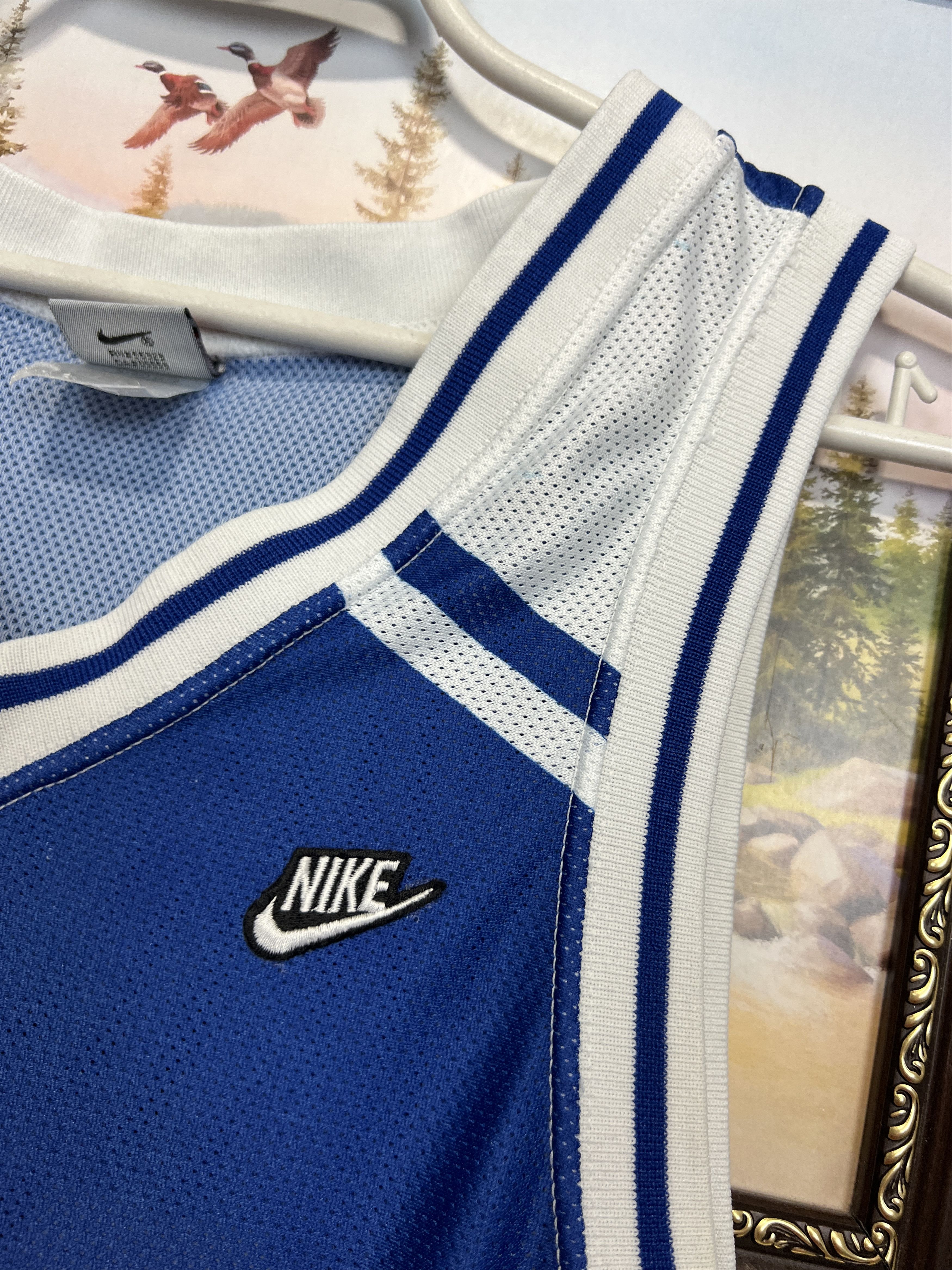 Nike Vintage 90's Duke Blue Devils Basketball Jersey NCAA Shirt Size US L / EU 52-54 / 3 - 4 Thumbnail