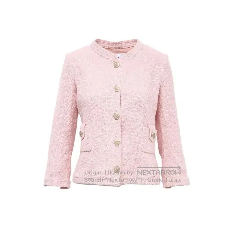 Chanel Chanel Pink Women's Cardigan Sweater . Size S / US 4 / IT 40 - 1 Thumbnail