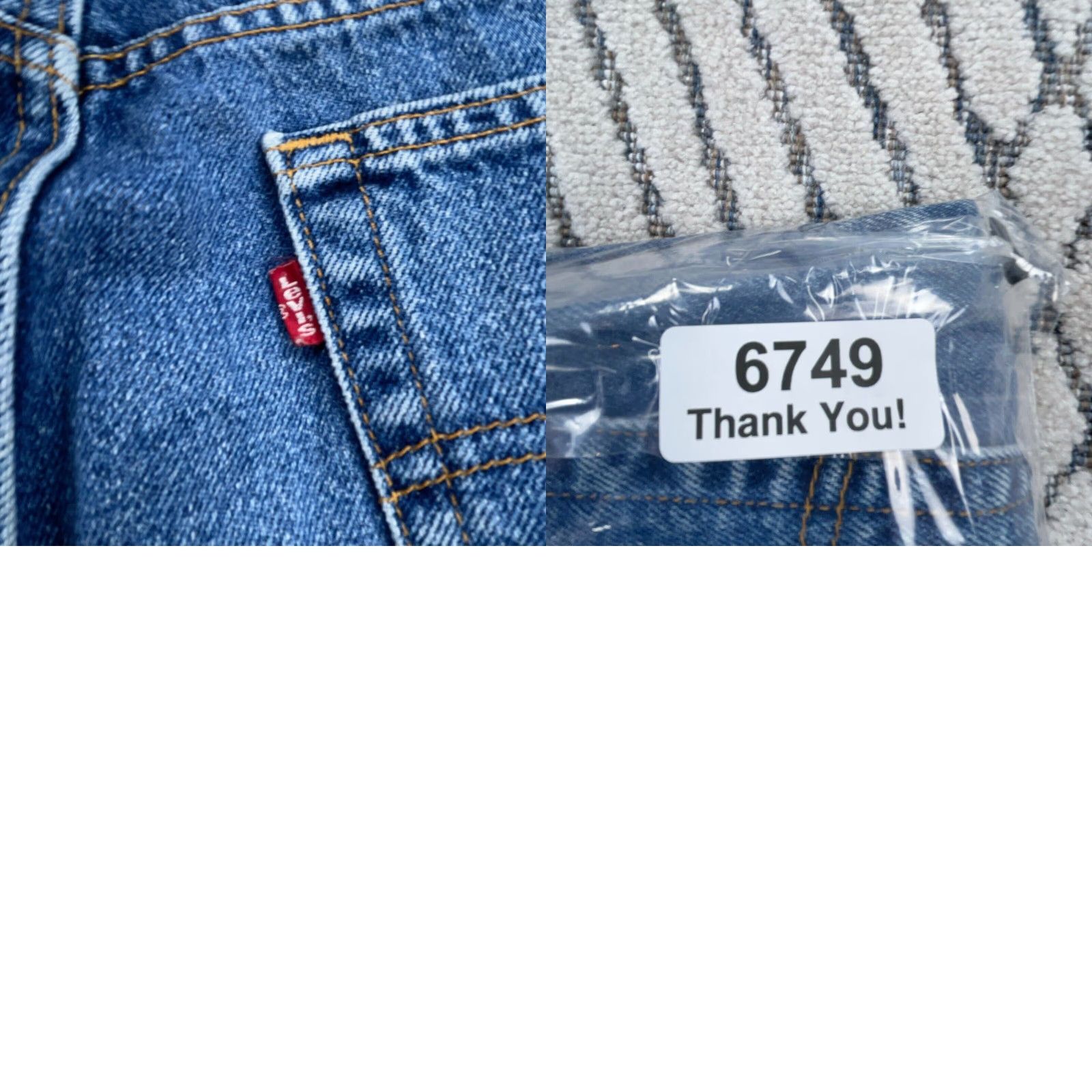 Levi's VINTAGE Levi's 505 Jeans Men 40x32 Straight Regular Fit Med Wash Blue 5-Pocket Belt Loops Zipper N/A Size US 40 / EU 56 - 10 Thumbnail