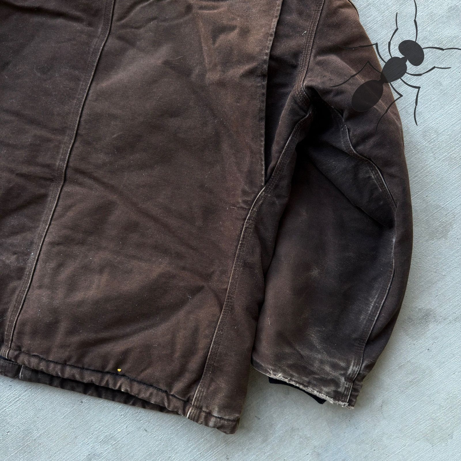 Carhartt × Vintage Vintage Y2K Carhartt C26 DKB brown chore coat work jacket Size US XL / EU 56 / 4 - 7 Thumbnail