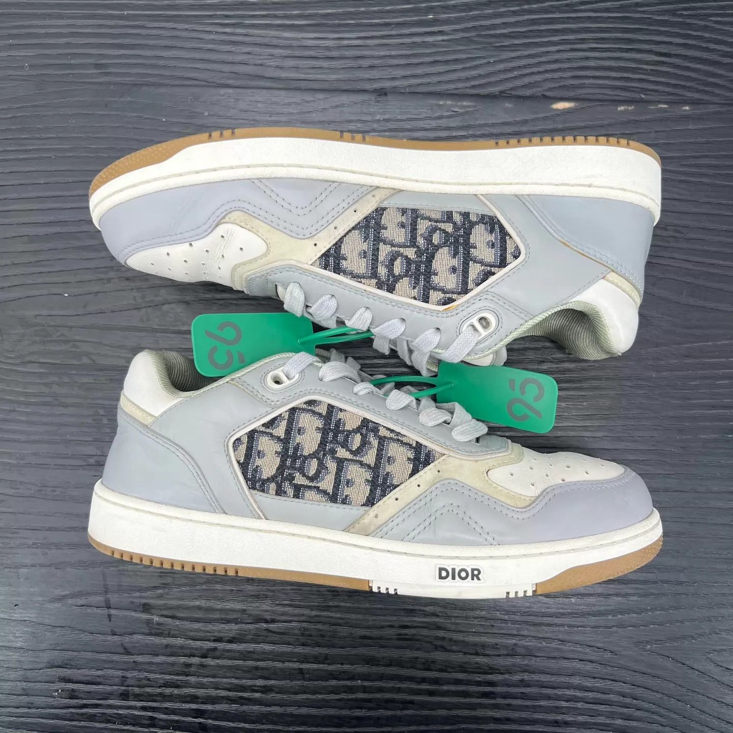 Dior Dior B27 Gray & White Sneakers Size 41.5 New Size US 8.5 / EU 41-42 - 3 Thumbnail