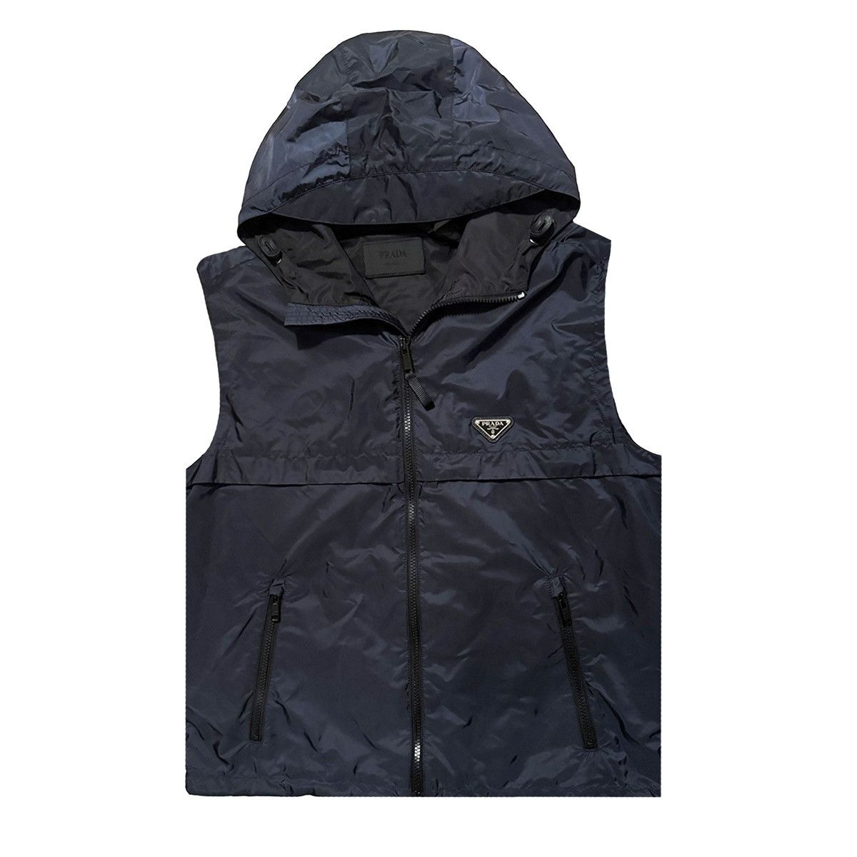 Prada Prada Nylon Hooded Vest Size US M / EU 48-50 / 2 - 1 Thumbnail