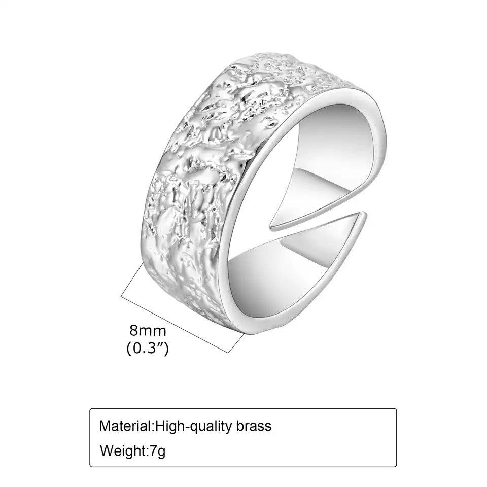 Other Hammered Wedding Ring Size ONE SIZE - 2 Thumbnail