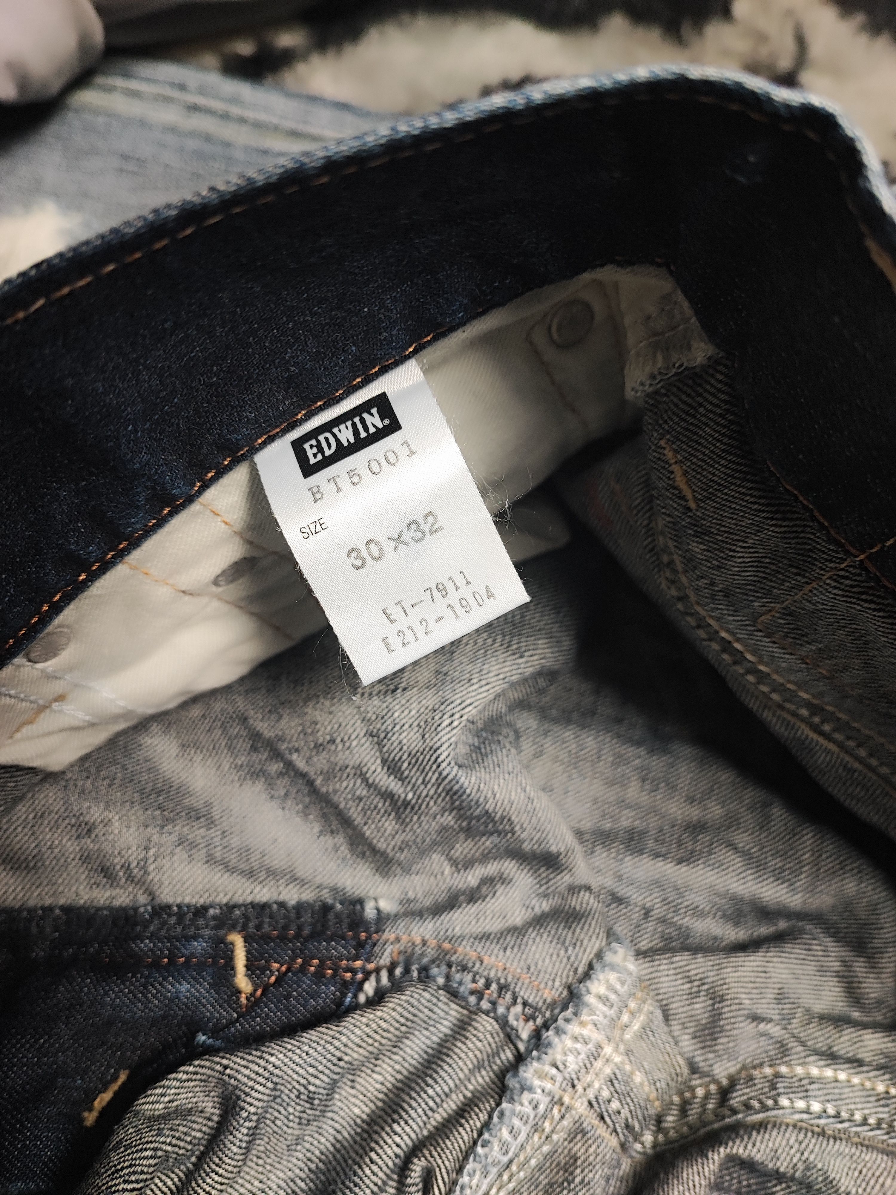 Edwin Edwin 503 Blue Trip Japan Distressed Jeans Size US 32 / EU 48 - 10 Thumbnail