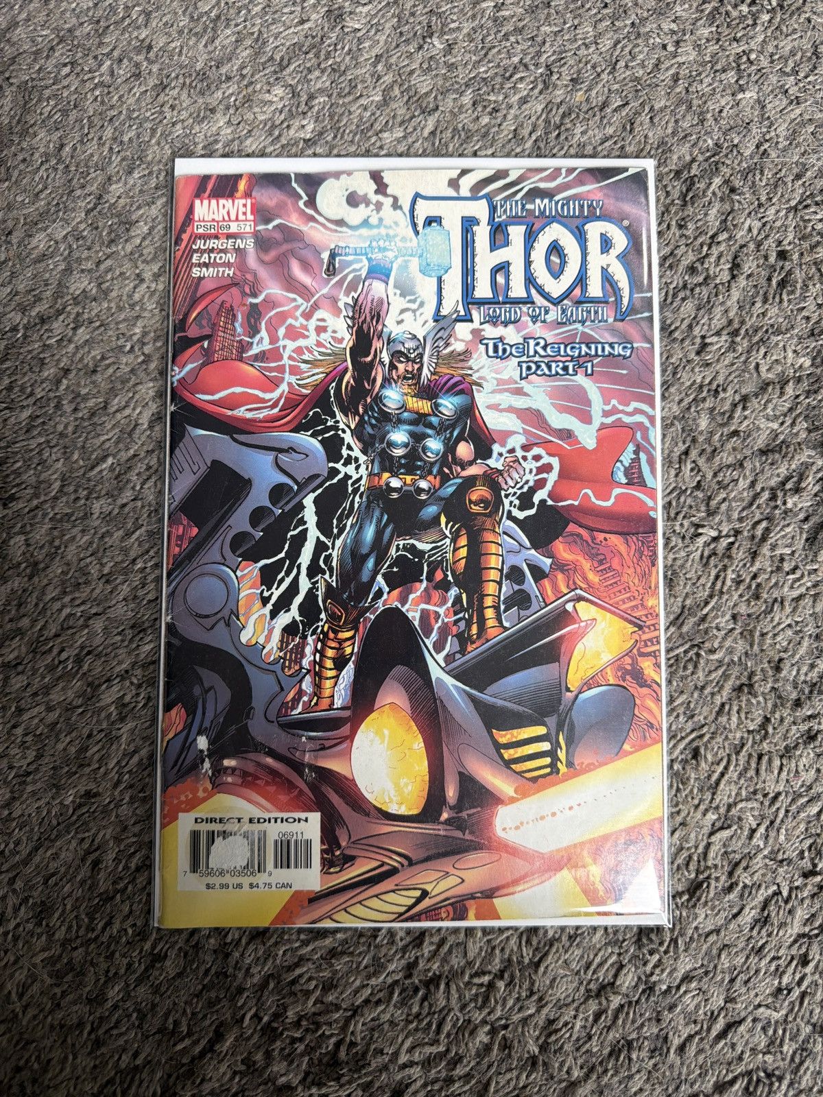 Marvel Comics 2003 Marvel Comics Thor Vol. 2 #69 Earth 2170 Comic Book Size ONE SIZE - 1 Thumbnail