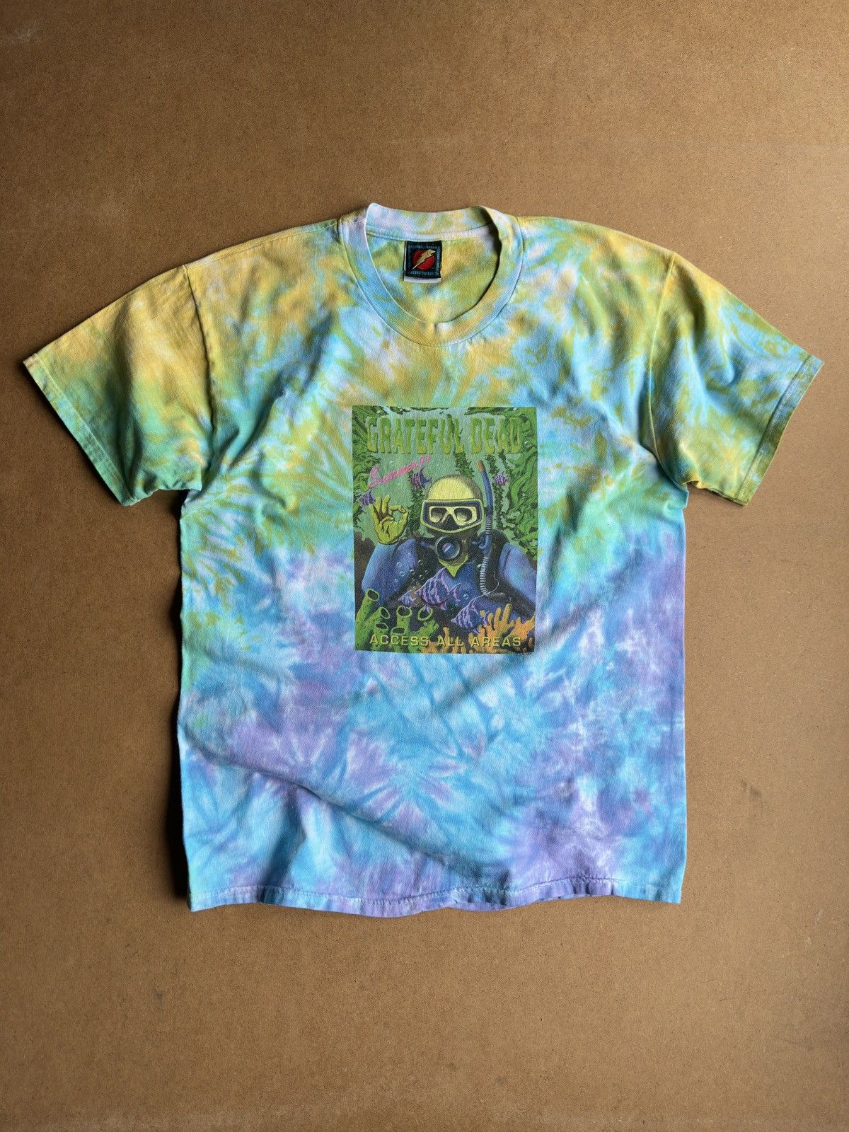 Grateful Dead Vintage 1997 Grateful Dead Summer 94 Access All Areas Tee Size US L / EU 52-54 / 3 - 1 Thumbnail