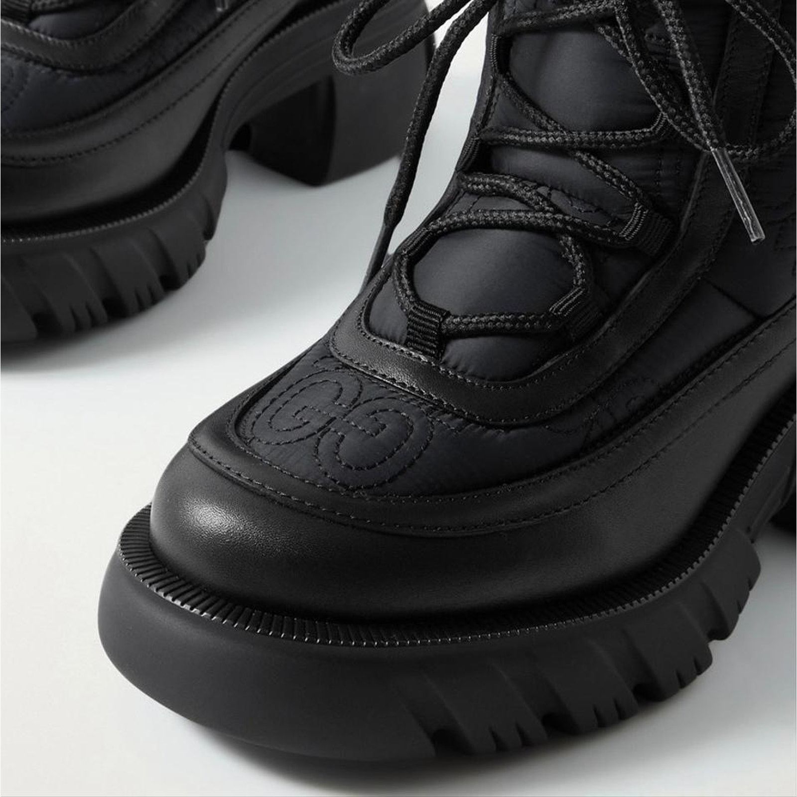 Gucci Romance GG logo embroidered snow boots Size US 9 / IT 39 - 4 Thumbnail