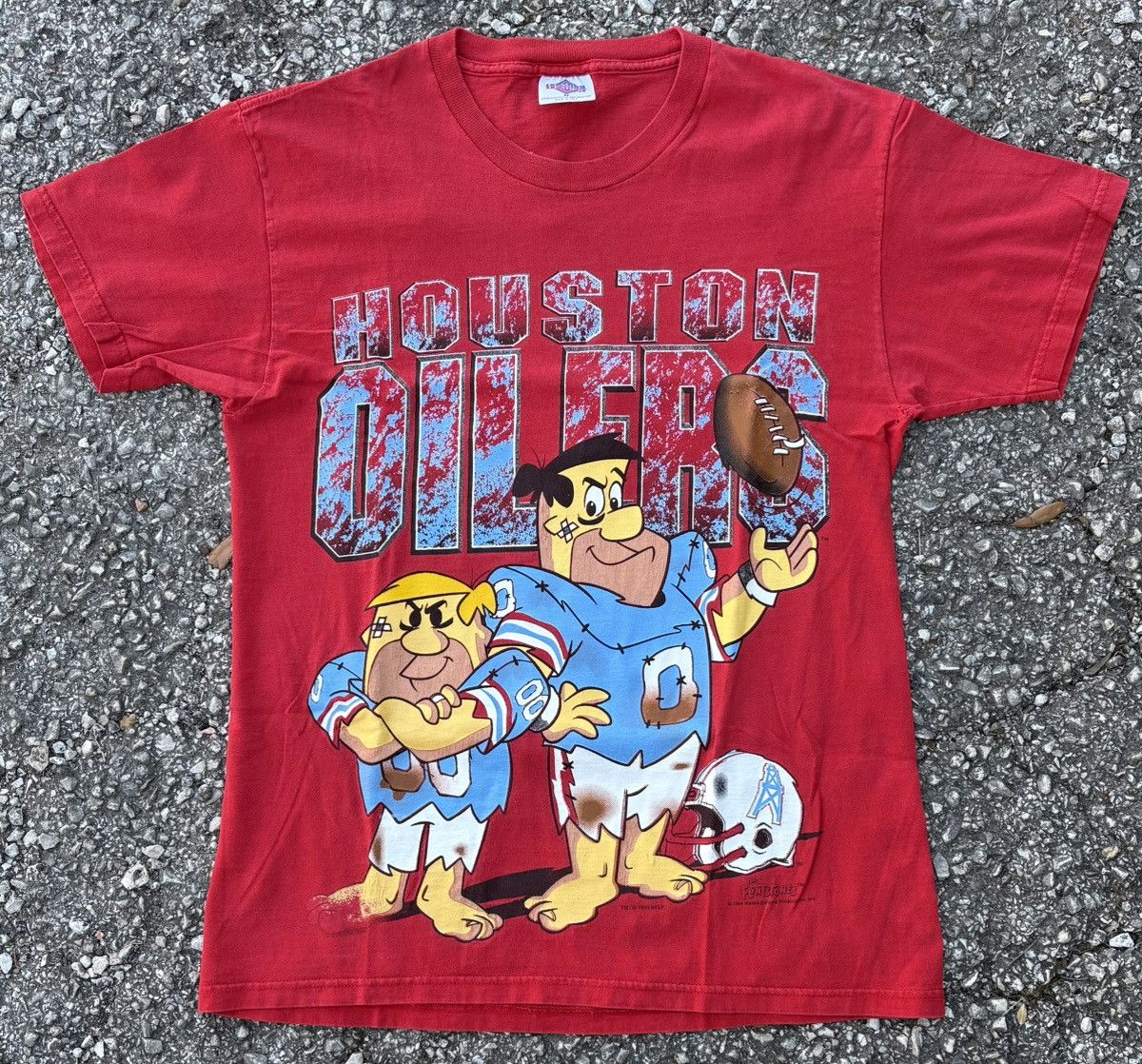 Other Vintage 1994 Houston Oilers Flintstones Double Sided Size US M / EU 48-50 / 2 - 1 Thumbnail