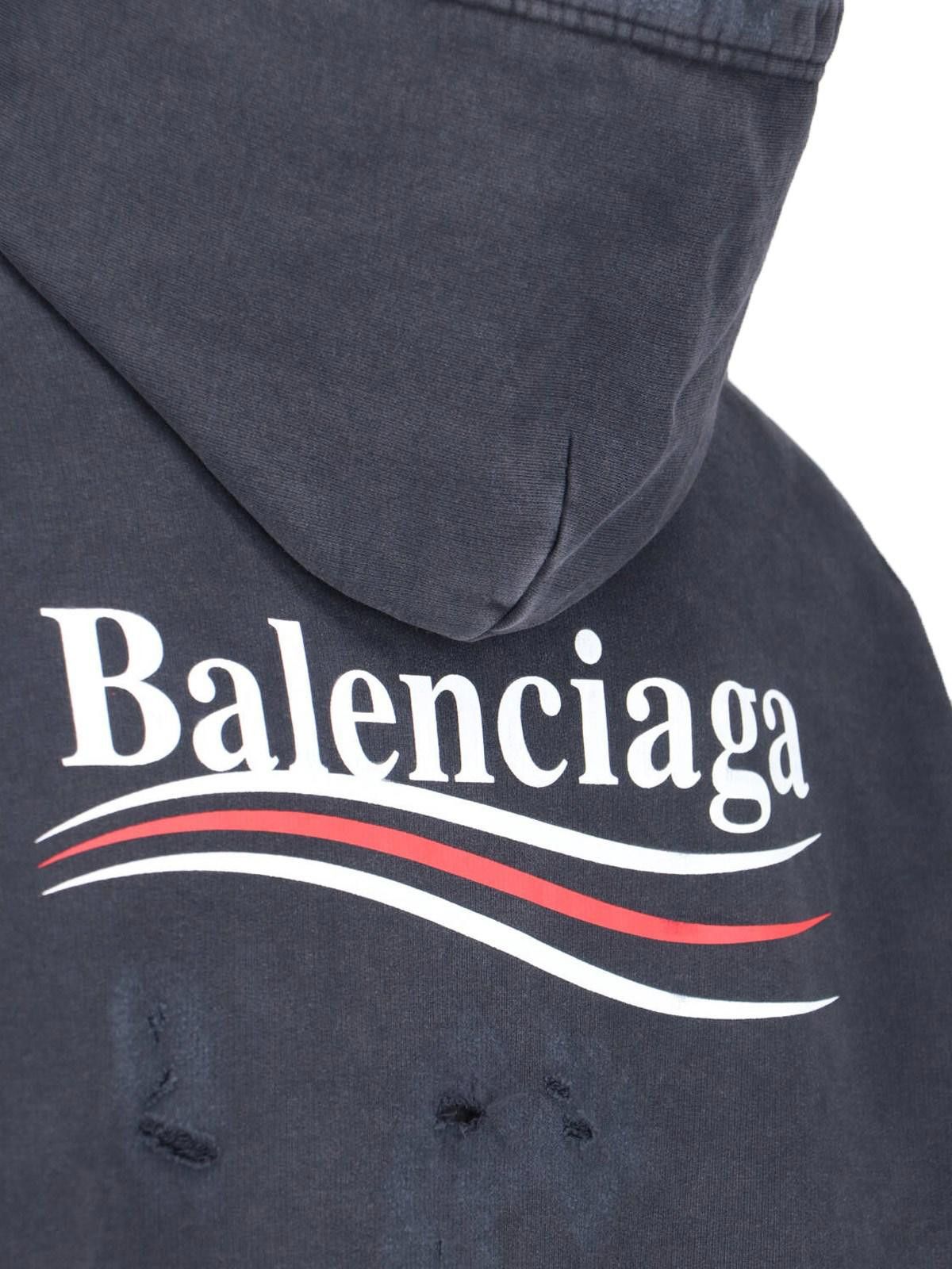 Balenciaga BALENCIAGA WOMEN’S POLITICAL CAMPAIGN HOODIE SIZE M Size ONE SIZE - 3 Thumbnail
