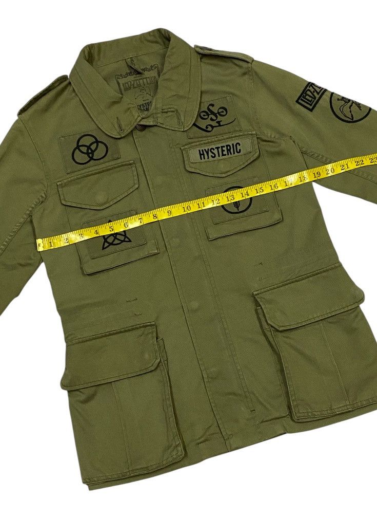 Hysteric Glamour × Led Zeppelin Hysteric Glamour X Led Zeppelin M-65 Military Field Jacket Size M / US 6-8 / IT 42-44 - 18 Thumbnail