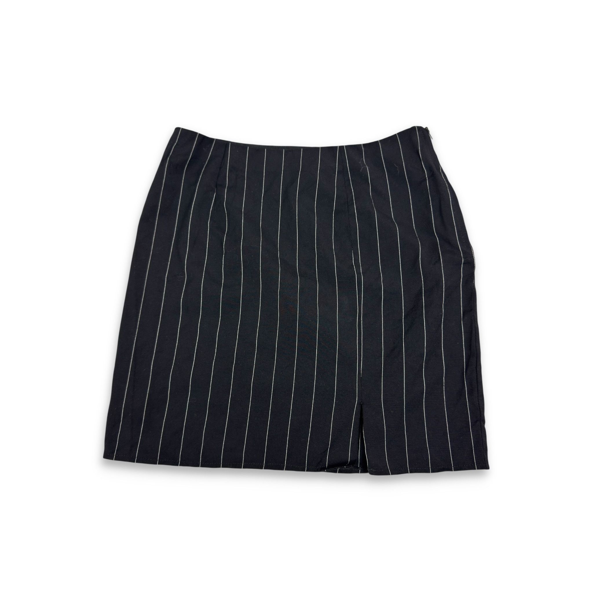 Dolce & Gabbana Dolce & Gabbana Women's Black White Laine Wool Skirt 42 Size 28" / US 6 / IT 42 - 1 Thumbnail