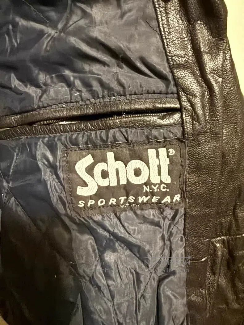 Schott Schott Biker punk leather vest Size US M / EU 48-50 / 2 - 3 Thumbnail