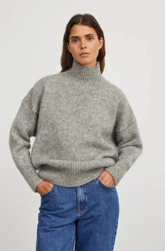 Designer SKALL STUDIO Issy knit sweater in dark gray. Size XS / US 0-2 / IT 36-38 - 10 Thumbnail
