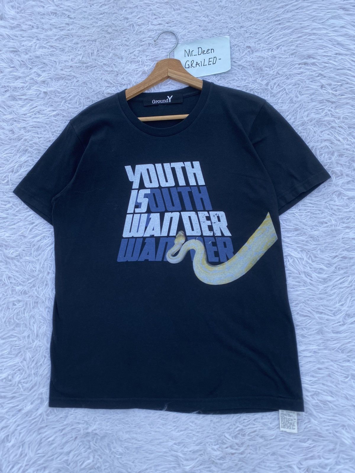Yohji Yamamoto Rare Yohji Yamamoto Ground Y Snake Tshirt Size US M / EU 48-50 / 2 - 4 Thumbnail