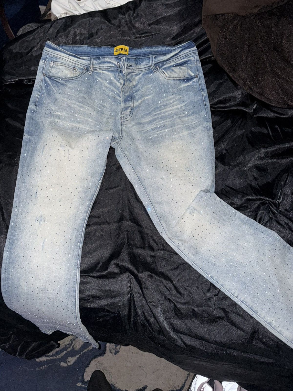 Other GFTD LA Rhinestone skinny jeans Size US 40 / EU 56 - 3 Thumbnail