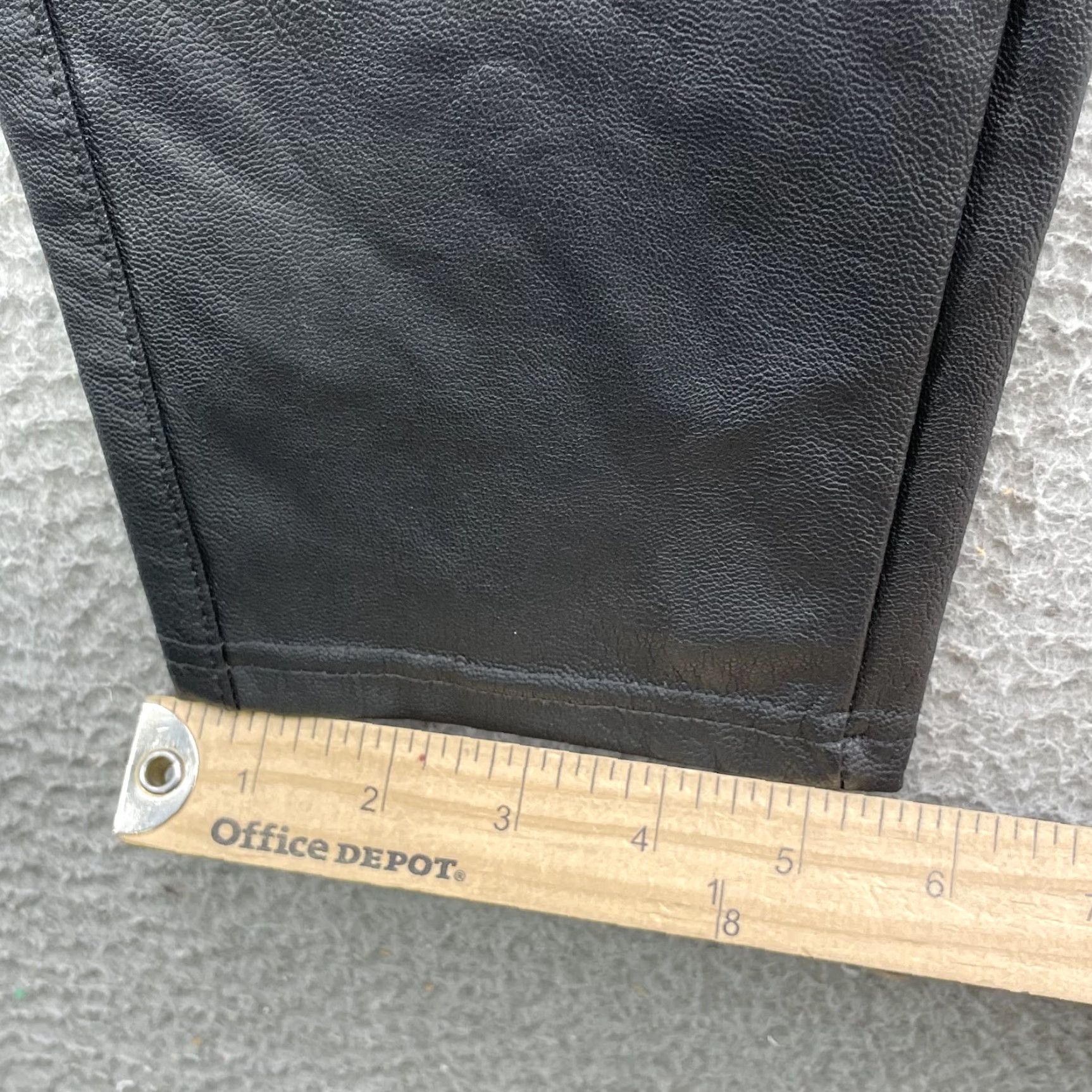 Vintage VINTAGE Tagoo Vegan Leather Jegging Pants Women's 2XL Black Moto Biker Grunge Y2k Casual Size 40" / US 18 - 5 Thumbnail
