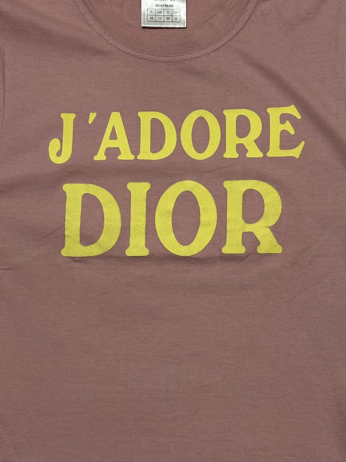 Dior CHRISTIAN DIOR Spring Summer 2002 "J'ADORE DIOR" Tank Top Size S / US 4 / IT 40 - 3 Thumbnail
