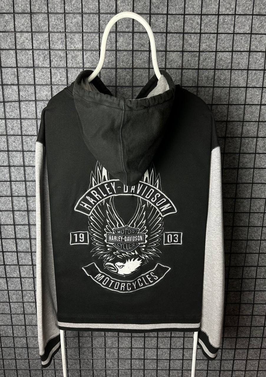 Harley Davidson × Vintage Harley Davidson motorcycle hoodie embroidered size Large Size US L / EU 52-54 / 3 - 1 Thumbnail