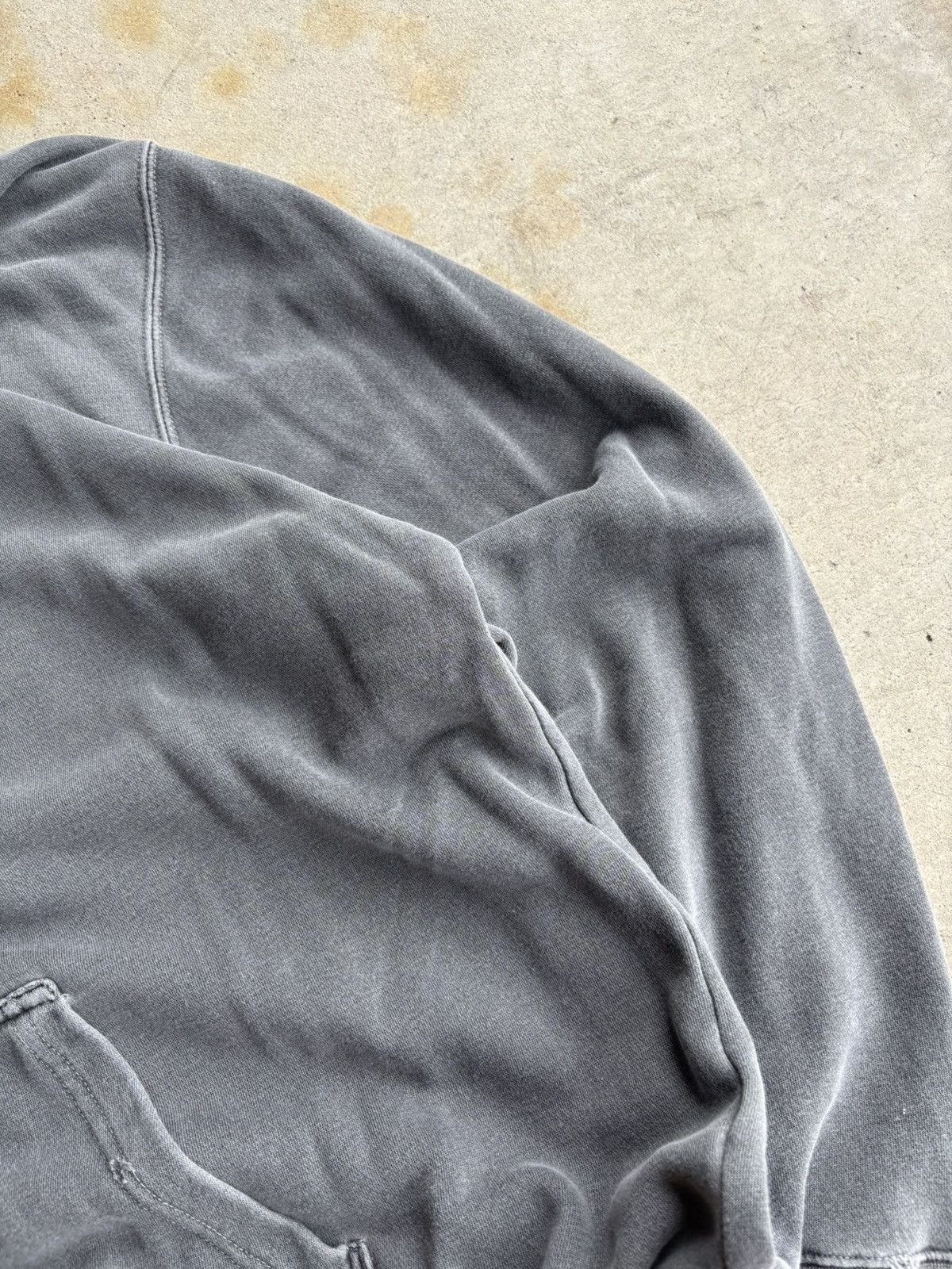 Other Crazy Vintage Wash Faded Grey Boxy Fit Hoodie Size US XL / EU 56 / 4 - 6 Thumbnail