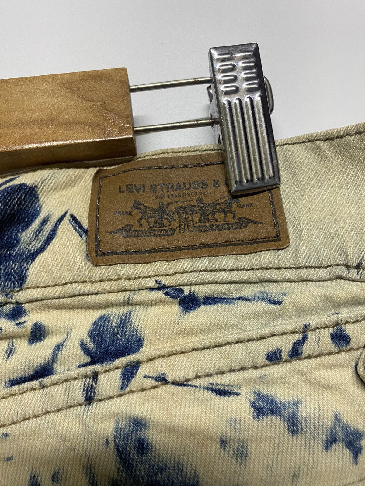 Levi's × Levi's Vintage Clothing Vintage Levis 504 Slouch Jeans Distressed Pants Sz 30 Size 30" / US 8 / IT 44 - 17 Thumbnail