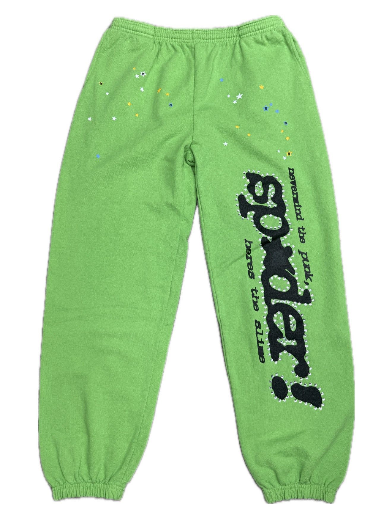 Sp5der Sp5der Rhinestone P*nk V2 Sweatpants Size US 36 / EU 52 - 1 Thumbnail