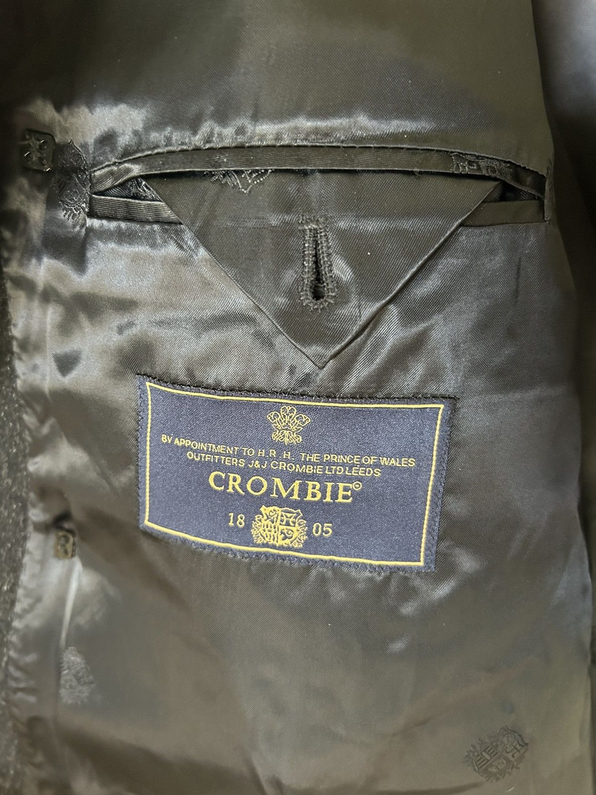 Crombie Crombie men's double-breasted wool-blend pea coat Size US XL / EU 56 / 4 - 6 Thumbnail