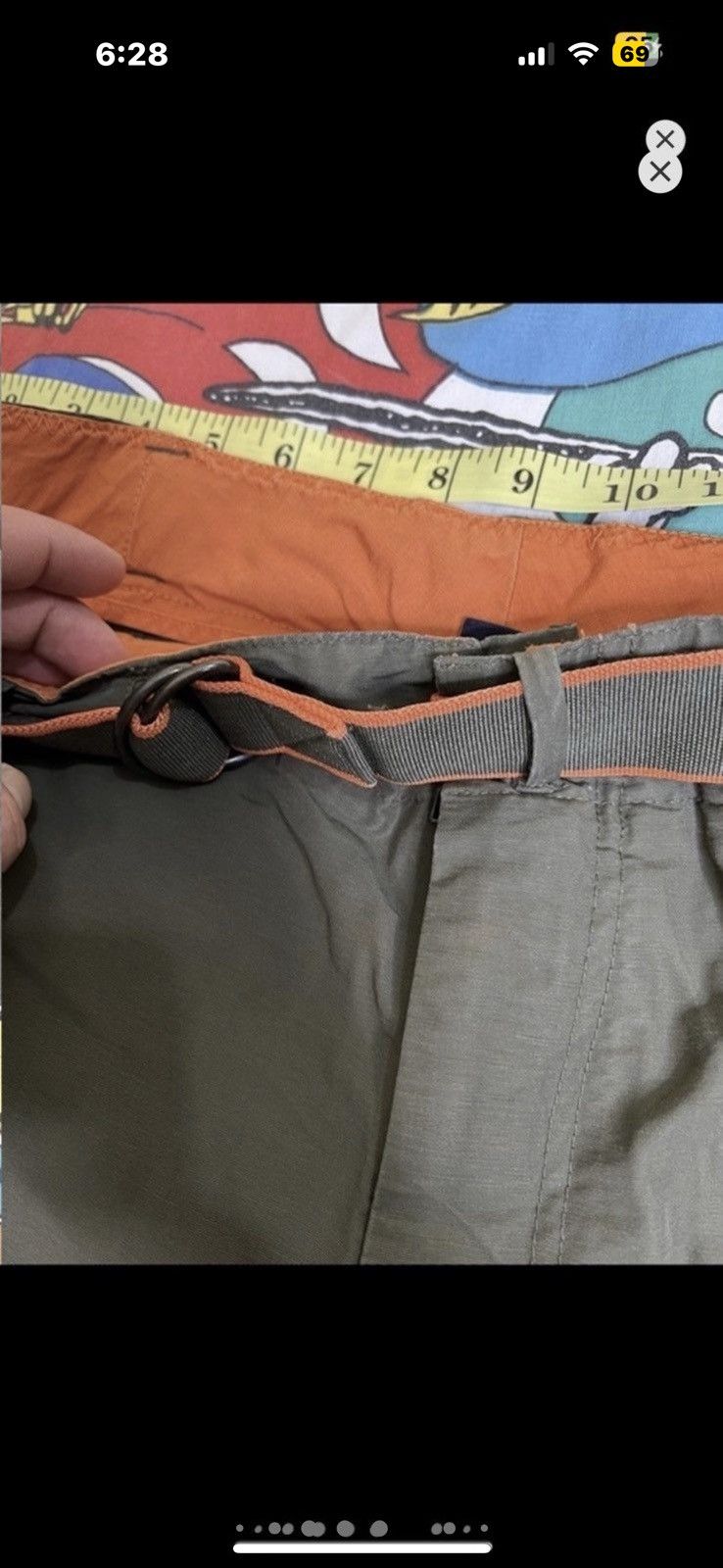 Gap ***FINAL DROP***RARE 00s GAP CROPPED NYLON CARGO L/36 Size US 36 / EU 52 - 11 Thumbnail