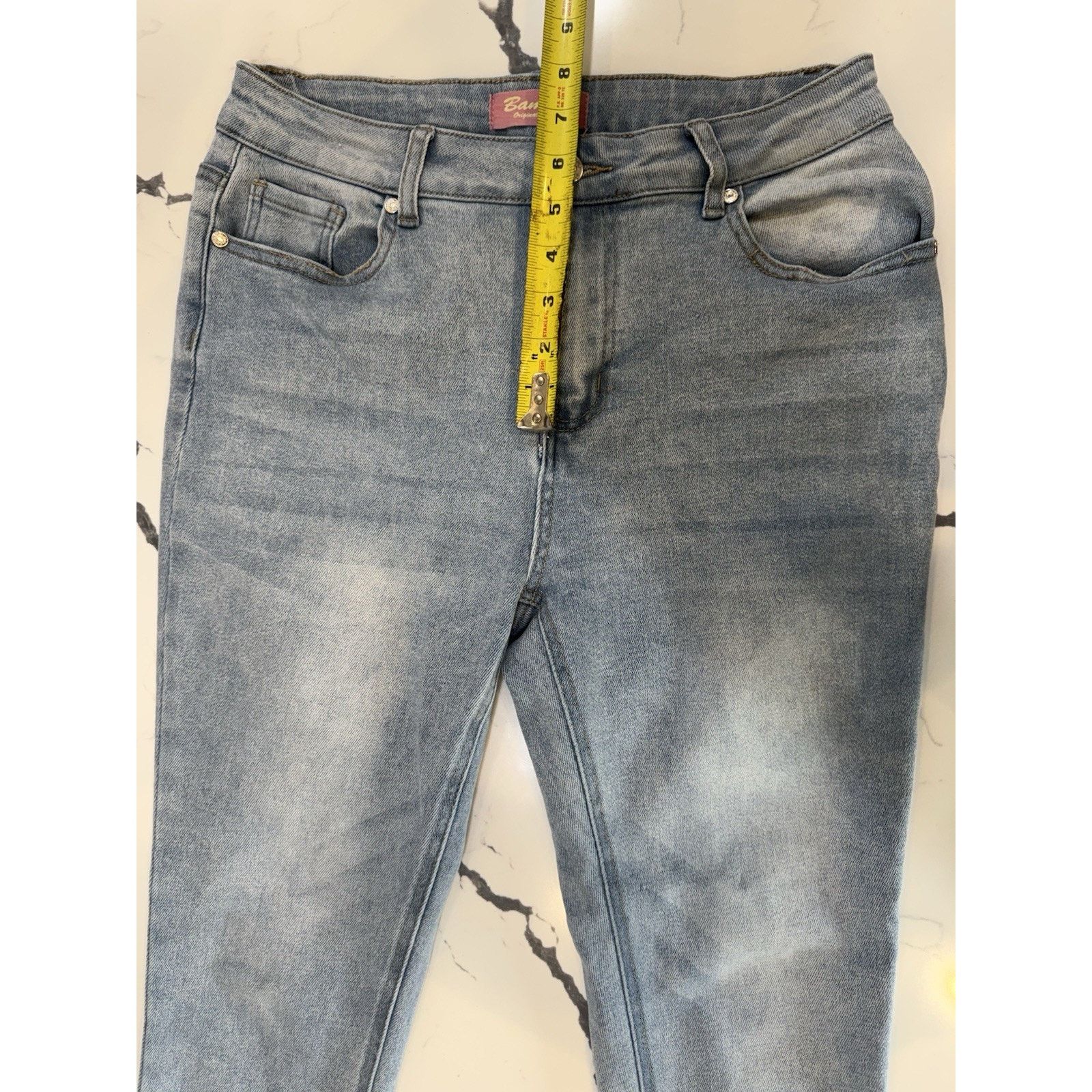 United Bamboo Bamboo Og Denim Skinny Jeans Jr Size 11 Distressed Raw Hem Size 28" / US 6 / IT 42 - 9 Thumbnail