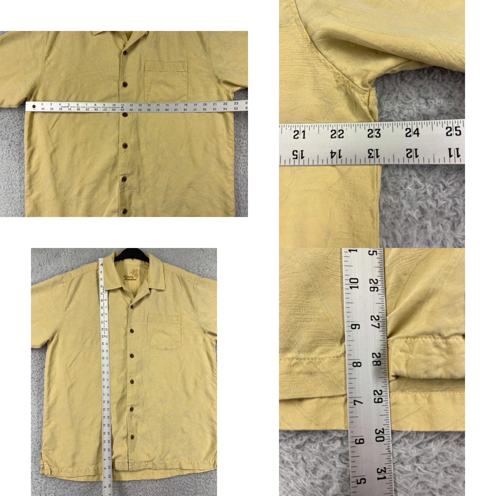 Tommy Bahama Tommy Bahama Shirt Men Large Yellow Bird Paradise Silk Button Up Hawaiian Camp Shirt Mens Regular L Yellow Aloha Beach Vacation Resort Size US L / EU 52-54 / 3 - 9 Thumbnail