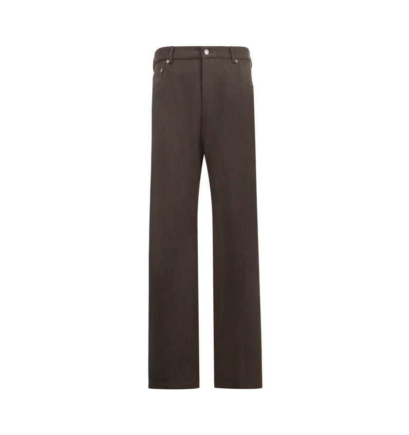 Rick Owens o1h1sh11225 Geth Jeans in Brown Size US 36 / EU 52 - 1 Thumbnail