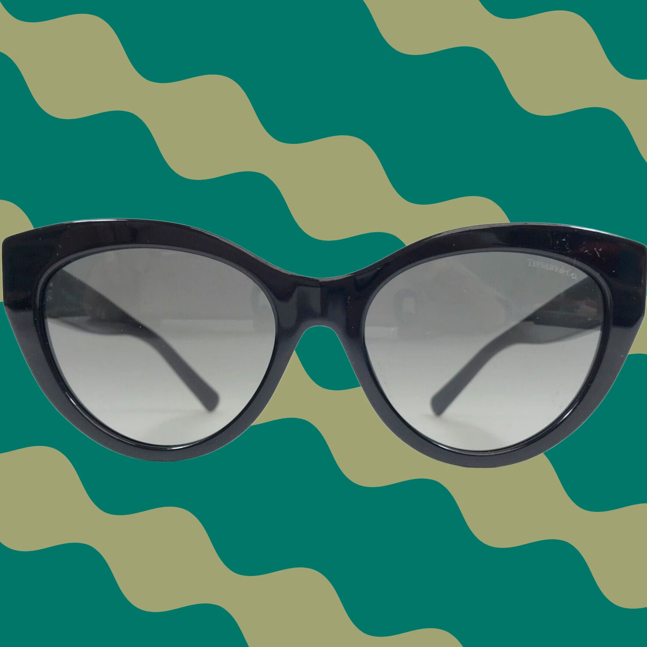 Tiffany & Co. New TIFFANY & CO TF4253 80013C Black Cat-Eye 