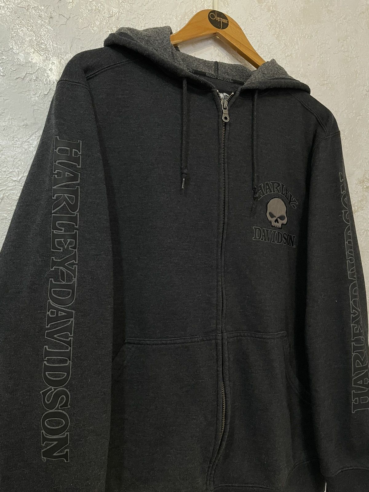 Harley Davidson Harley Davidson Vintage Zip Hoodie Skull Big Logo Size US S / EU 44-46 / 1 - 3 Thumbnail