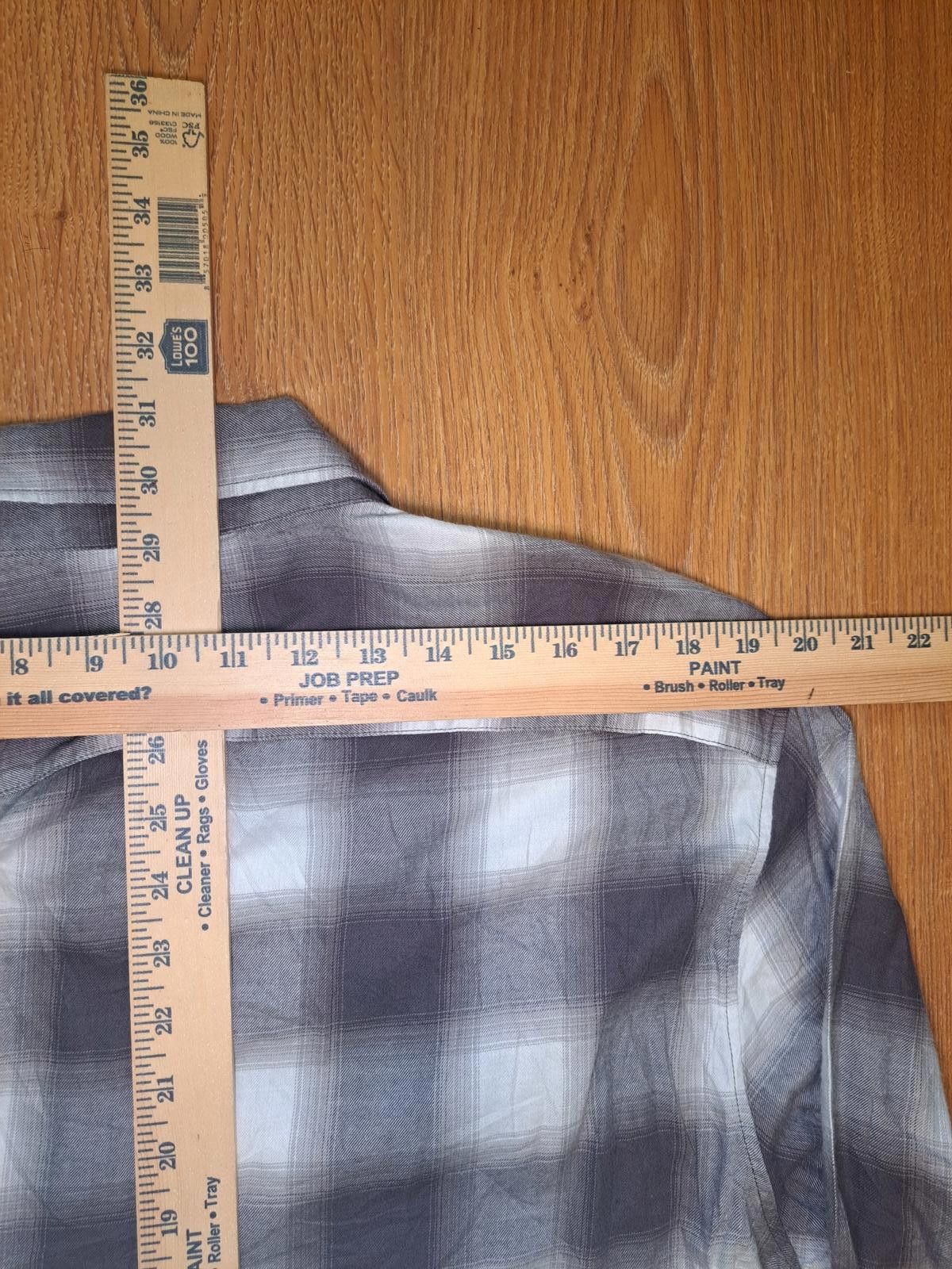Abercrombie & Fitch Abercrombie & Fitch Button Up Shirt XXL Gray Plaid Cotton Size US XXL / EU 58 / 5 - 10 Thumbnail
