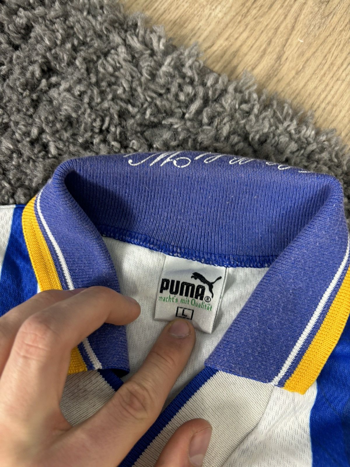 Puma × Vintage Vintage Puma Sheffield Wednesday FC 1995/97 football shirt Size US L / EU 52-54 / 3 - 9 Thumbnail
