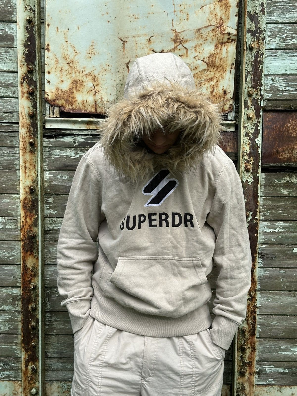 If Six Was Nine × Superdry Vintage Japanese Style Fur Superdry Hoodie Custom By Me Size US M / EU 48-50 / 2 - 5 Thumbnail