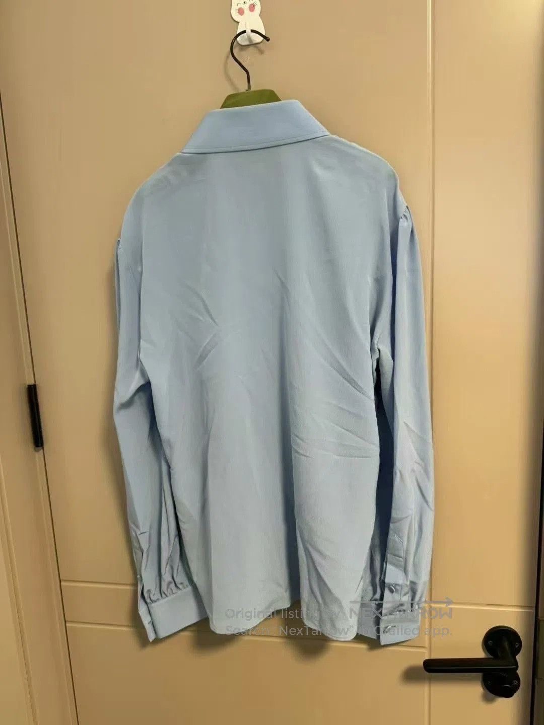 Gucci gucci long sleeve silk shirt in blue. Size US XL / EU 56 / 4 - 2 Thumbnail