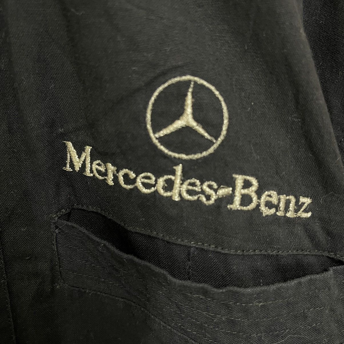Japanese Brand 90s Mercedes Benz Zipper Bomber Jacket Size US L / EU 52-54 / 3 - 9 Thumbnail