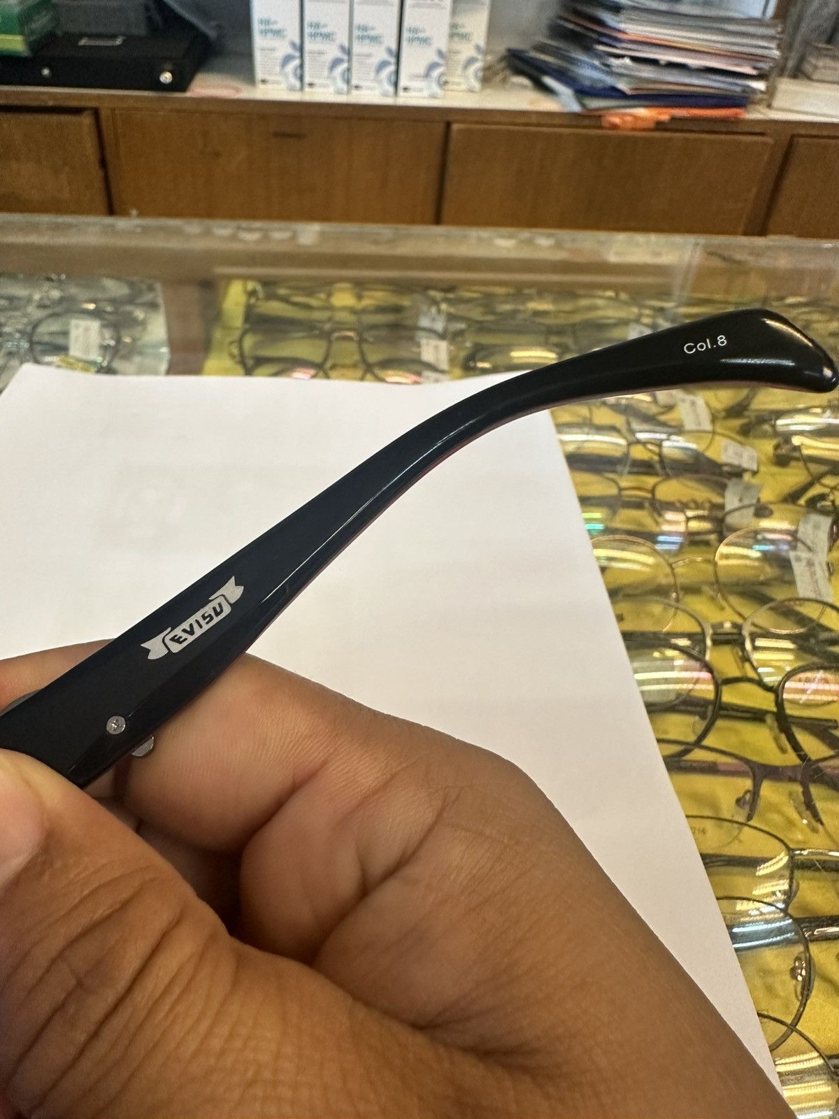Evisu Y2K Evisu Japan EVH-6026 56🛑14-130 Sunglasses Size ONE SIZE - 9 Thumbnail