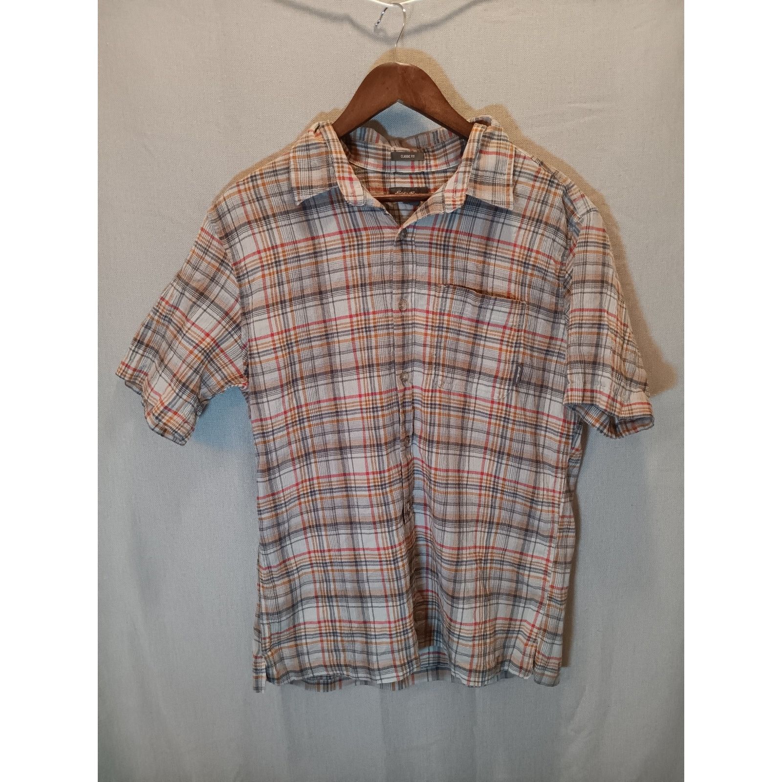Eddie Bauer Eddie Bauer Classic Fit Large Men's Plaid Button-Up Shirt Size US L / EU 52-54 / 3 - 1 Thumbnail