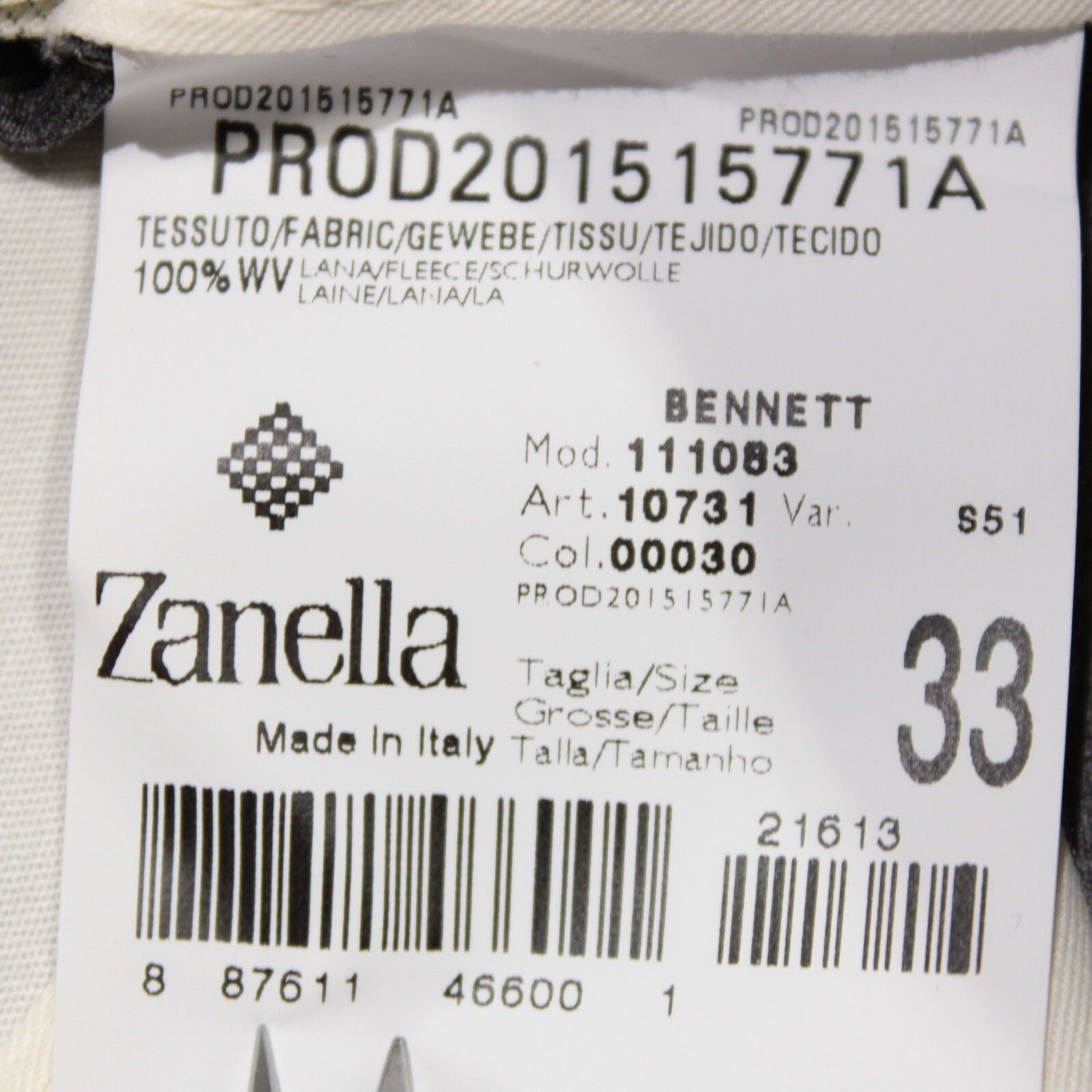 Zanella Zanella New with tags Dress Pants Size 33 US In Gray Size US 33 - 5 Thumbnail