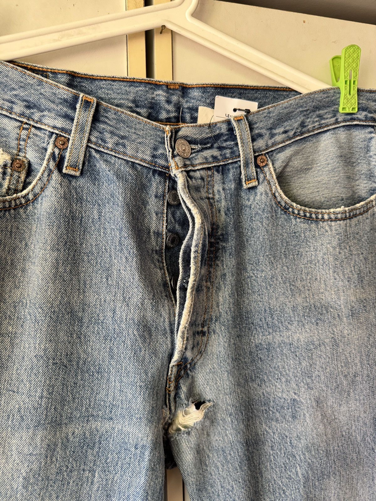 Levi's × Vintage Y2K LEVIS 501 RUGGED JEANS Size US 34 / EU 50 - 3 Thumbnail
