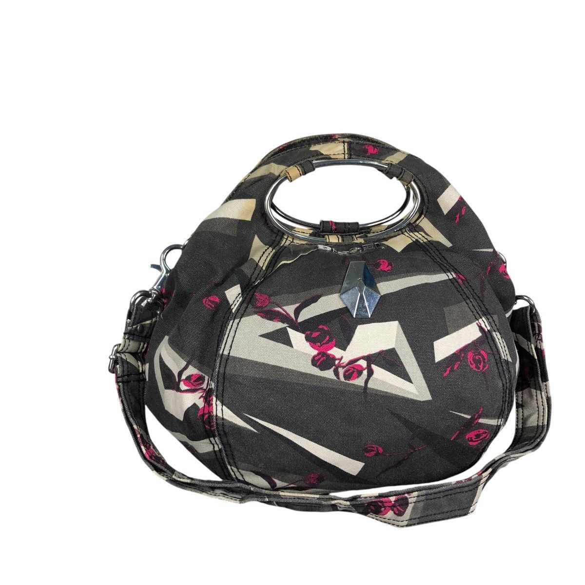 Diesel × Diesel Black Gold × Japanese Brand 📌Handbag/Shoulder Bag Diesel Over Print Design Size ONE SIZE - 2 Thumbnail