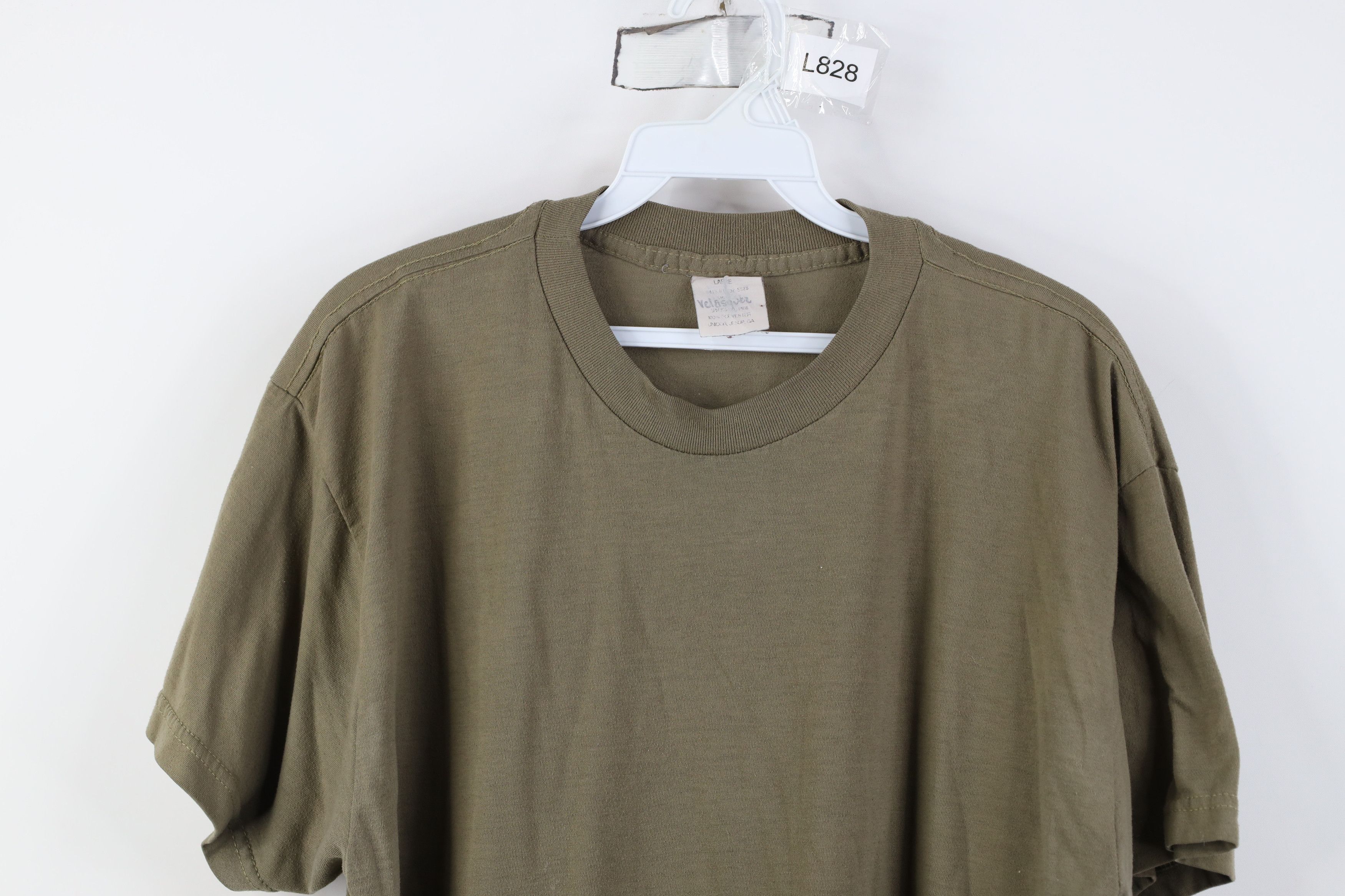 Vintage Vintage 90s Streetwear Short Sleeve T-Shirt Coyote Brown USA Size US L / EU 52-54 / 3 - 2 Thumbnail