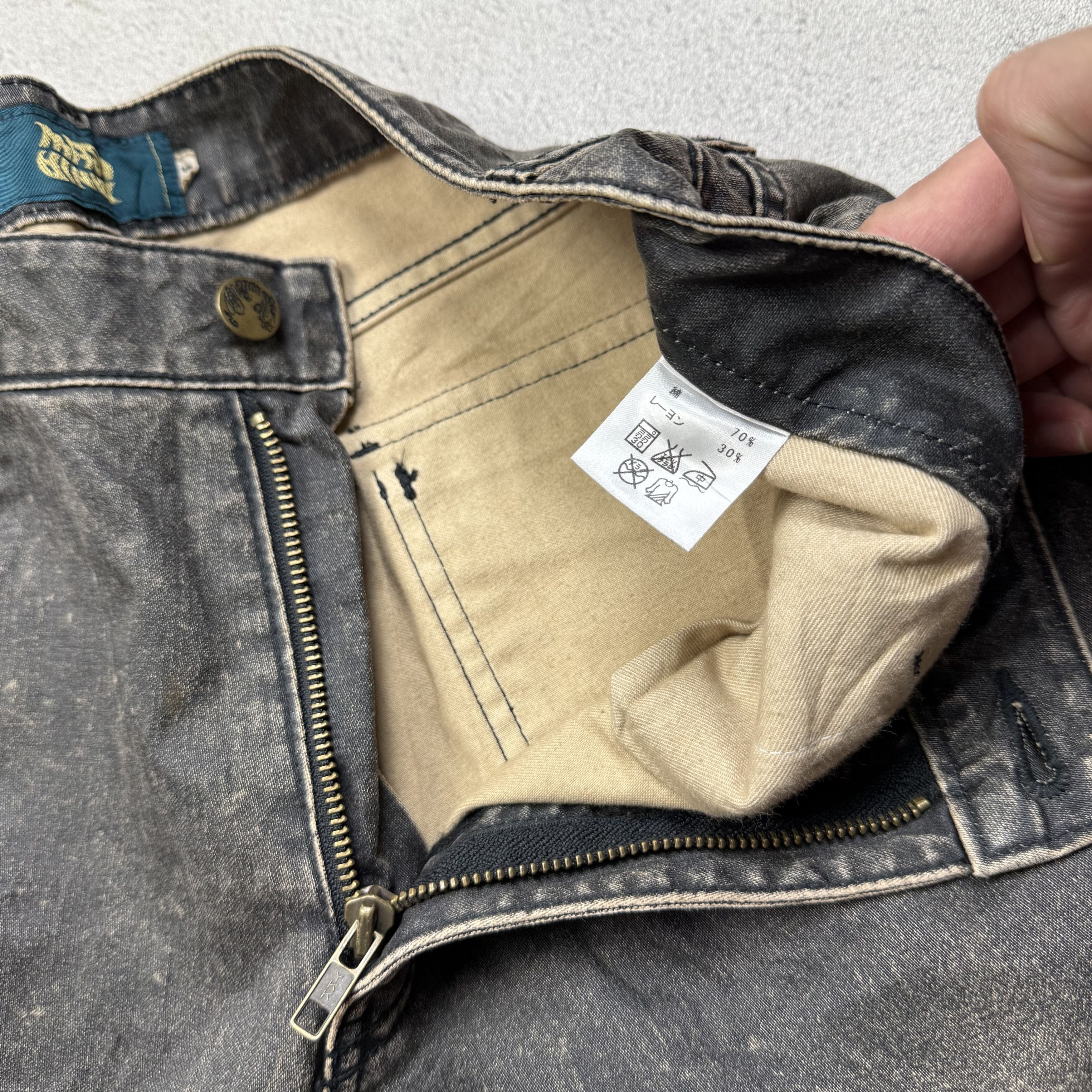 Japanese Brand Mash Mania Flare Mud Wash Jeans Size US 32 / EU 48 - 7 Thumbnail