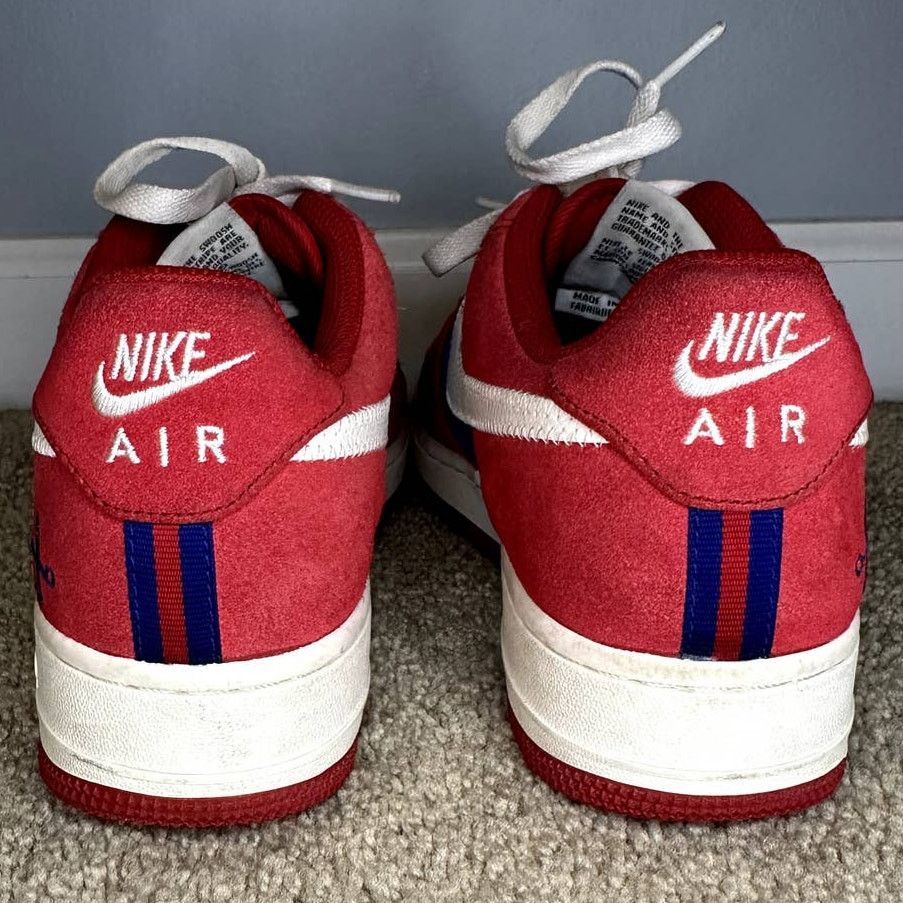 Nike Nike Air Force 1 Scissors Low Gym Sneakers Red/Blue Size 6 Size US 6 / IT 36 - 9 Thumbnail