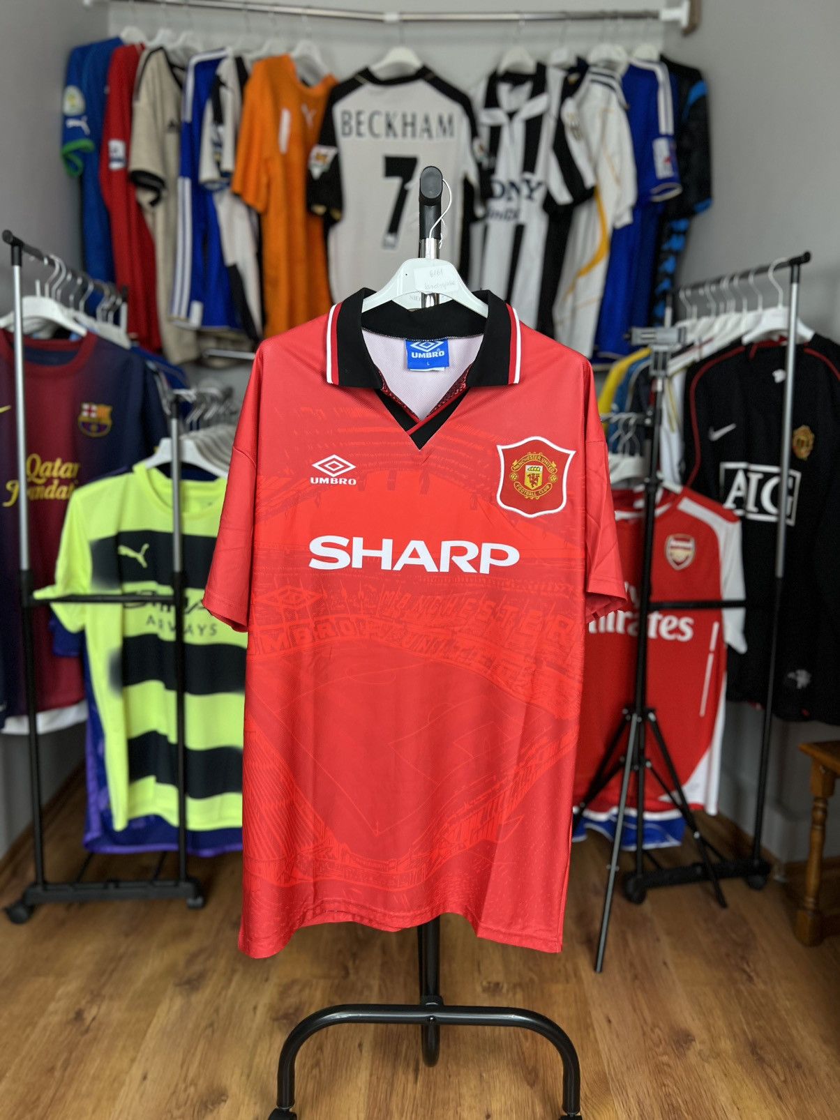 Umbro Jersey Umbro Manchester United 1994/95 Cantona #7 Size US L / EU 52-54 / 3 - 2 Thumbnail
