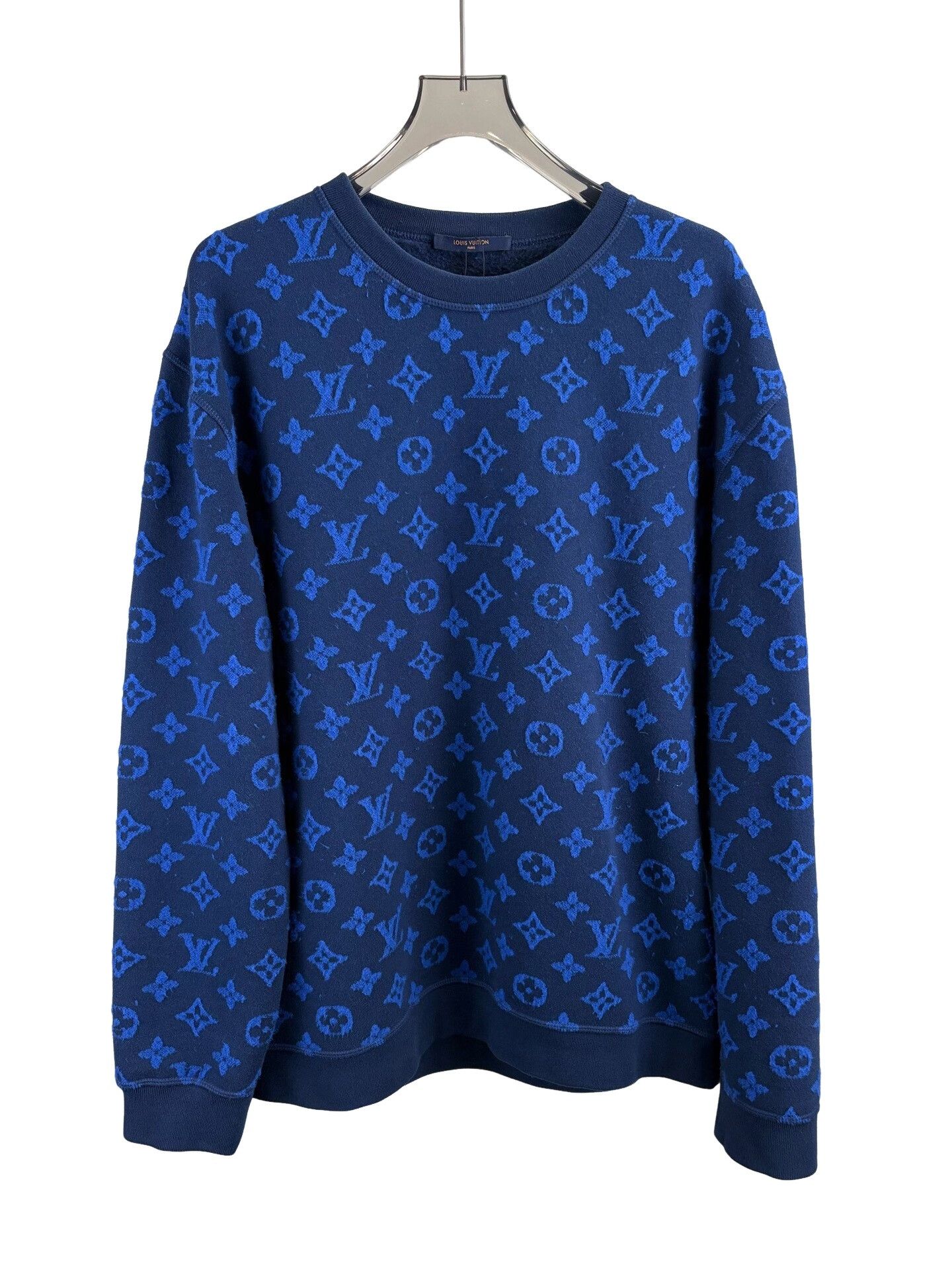 Louis Vuitton Louis Vuitton Monogram Flocked Sweatshirt XXL Size US XXL / EU 58 / 5 - 1 Thumbnail