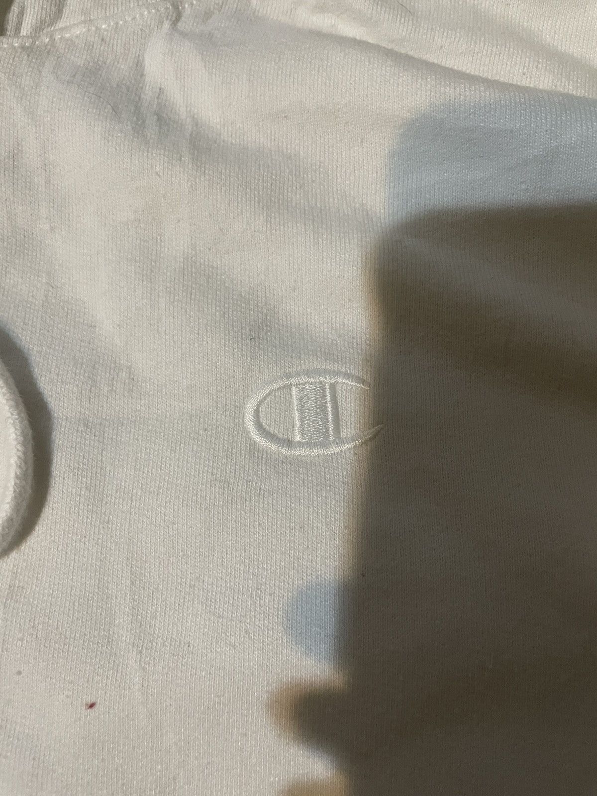 Champion Plain White Champion Hoodie Size US M / EU 48-50 / 2 - 3 Thumbnail