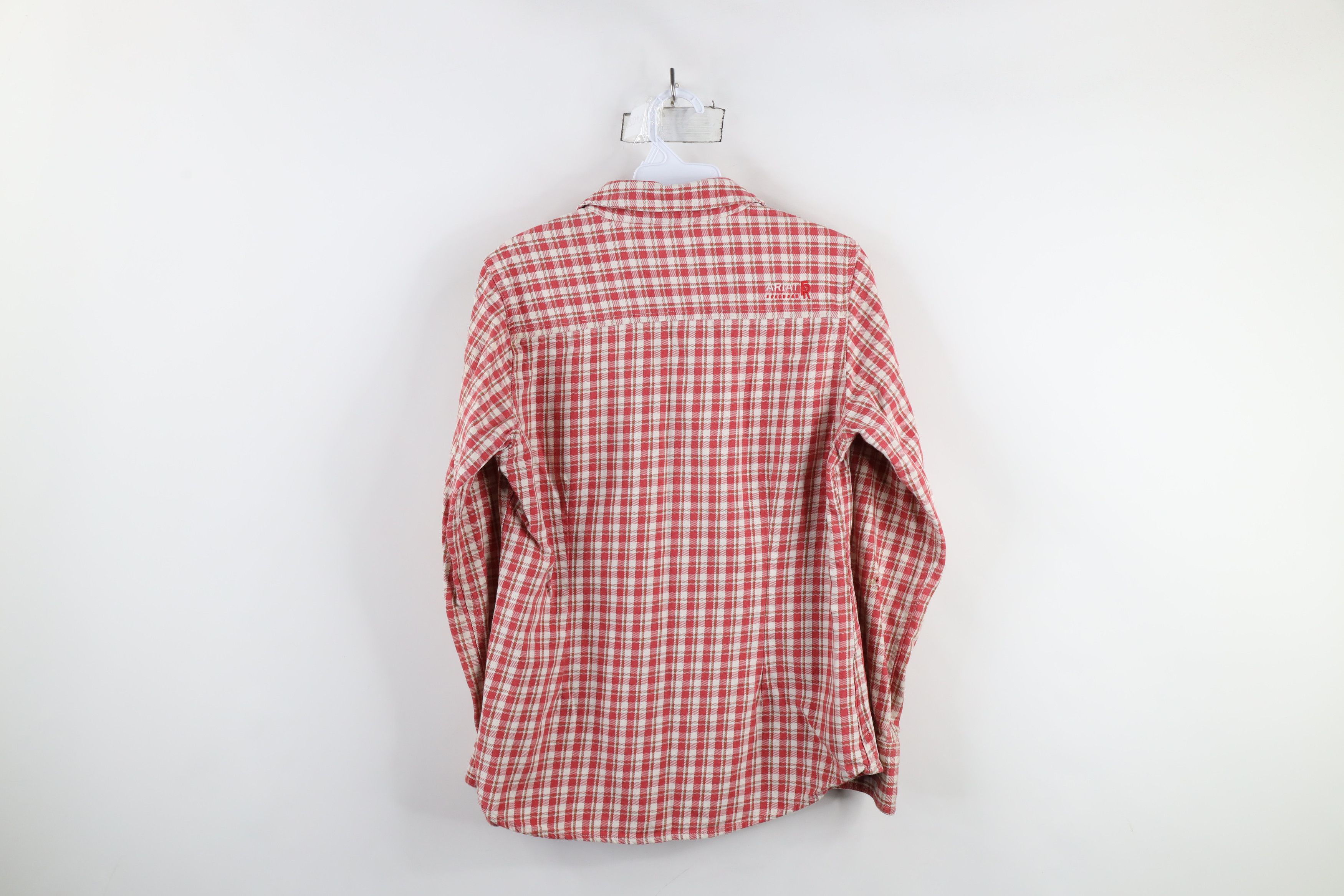 Ariat × Vintage Ariat FR Fire Flame Resistant Flannel Work Button Shirt Size M / US 6-8 / IT 42-44 - 19 Thumbnail