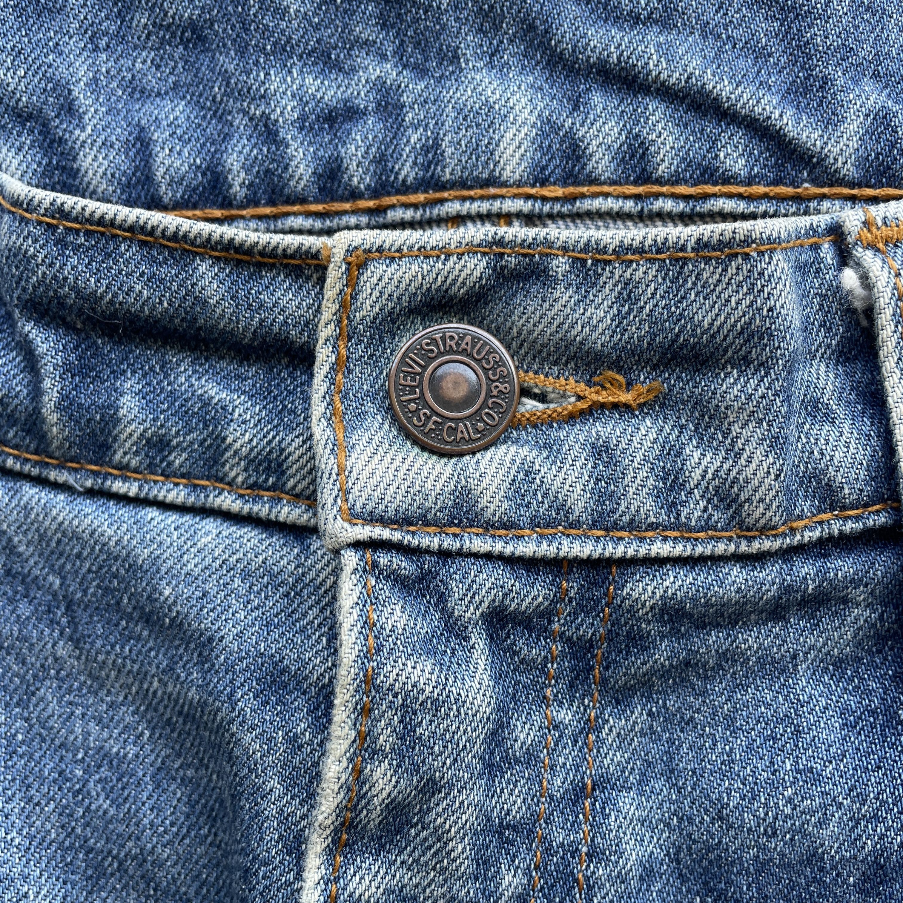 Levi's W34x29 Vintage Levi’s Denim Faded Rusty Wash Denim Pants Size US 34 / EU 50 - 6 Thumbnail